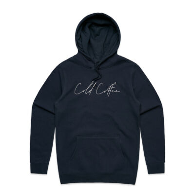 Adult Stencil Hoodie | Script | White Thumbnail
