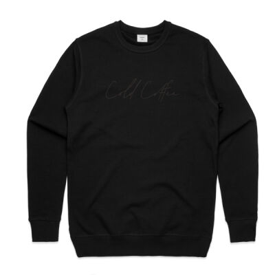Men's Sweatshirt | Script | Black Thumbnail