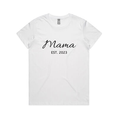 PERSONALISED TEE | MAMA - Black Text Thumbnail